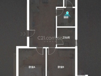 杨柳国际新城B区 2室 2厅 98平米