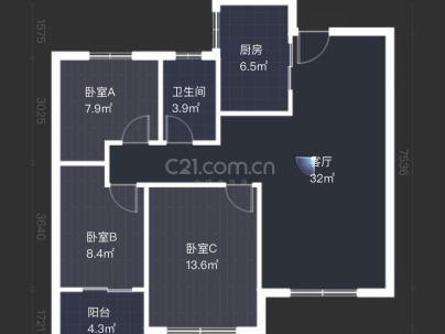 济宁孝养城 3室 2厅 110.23平米