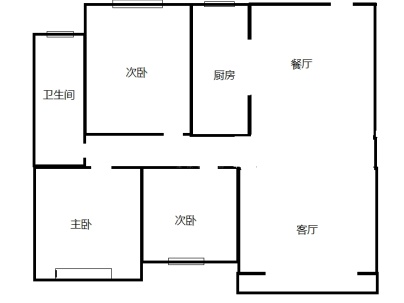 九州唐樾 3室 2厅 120平米