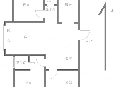 中垠悦城 3室 2厅 130平米