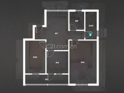 刘庄小区 3室 1厅 89.4平米