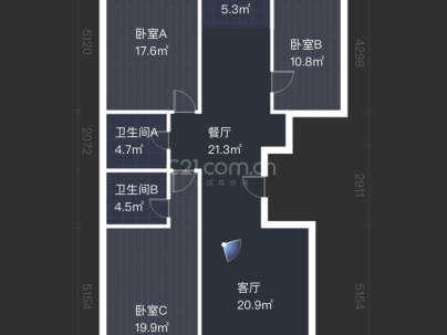 丹桂苑 5室 3厅 237.6平米