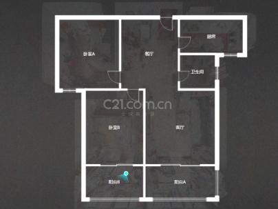 丹桂苑 2室 2厅 100.5平米