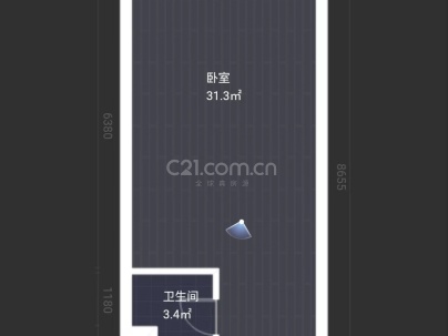 天圳四季城 3室 2厅 54.79平米