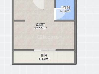 圣诚广场 1室 1厅 45平米