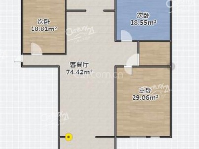 锦华苑 3室 2厅 117平米