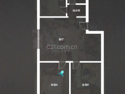 琵琶山小区南区 2室 2厅 85.22平米