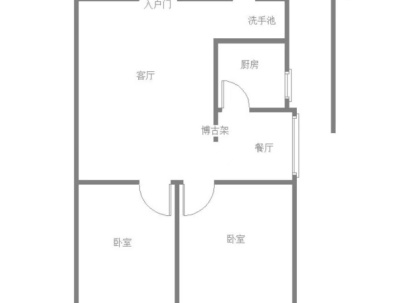 龙泽苑 2室 2厅 89.69平米
