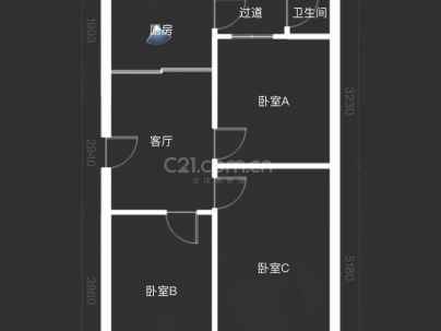 仙东小区 3室 1厅 82.75平米