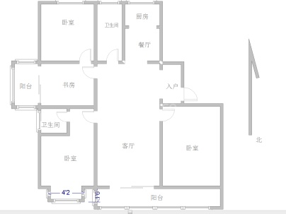 华城圣湖世家 4室 2厅 224平米