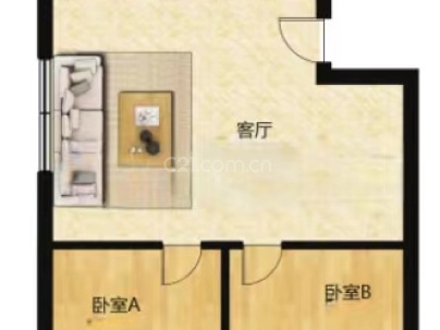 琵琶山小区北区 2室 2厅 83.44平米