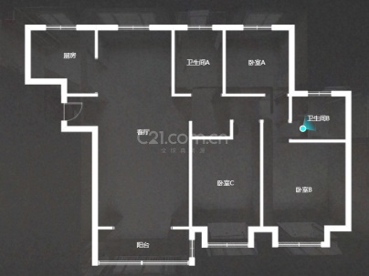 四季朗悦 3室 2厅 143.2平米