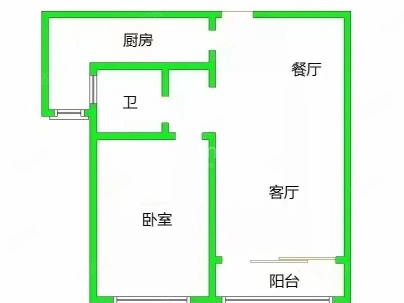 京杭佳苑E区 1室 2厅 72平米