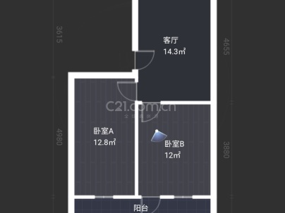 仙东小区 2室 1厅 70平米