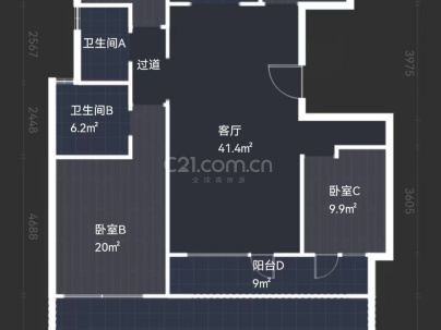 中南珑悦 4室 2厅 141平米