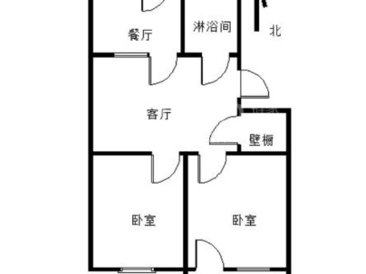 博古庄小区 2室 2厅 67.57平米
