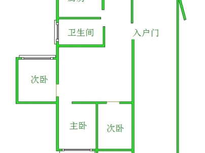 泗水东南片区家属院 3室 1厅 82平米