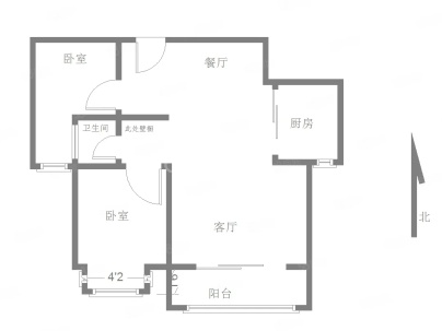 融创滨江壹号 4室 2厅 143.2平米