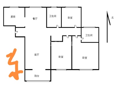 四季朗悦 3室 2厅 143.4平米