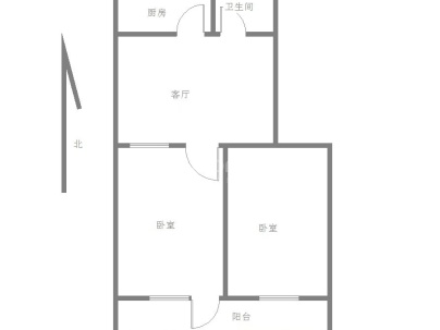 肖家园小区 2室 1厅 65平米