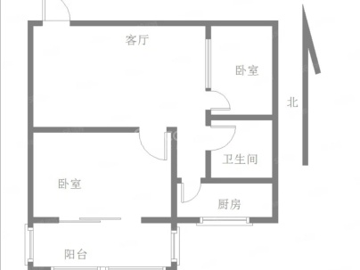 鲁兴花园 2室 1厅 73平米