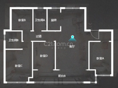 中南珑悦 3室 2厅 137平米