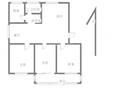 南刘庄 3室 1厅 140平米