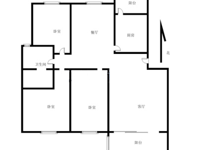 杨柳国际新城B区 3室 2厅 134.9平米