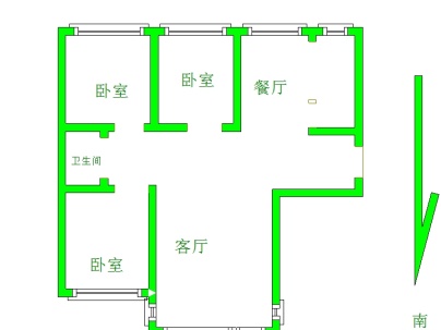 福临城C区 3室 2厅 123平米