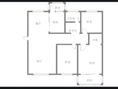 长安花园 3室 2厅 133.08平米