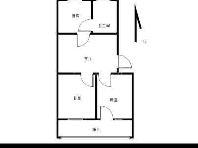 兴东新区 2室 1厅 84平米