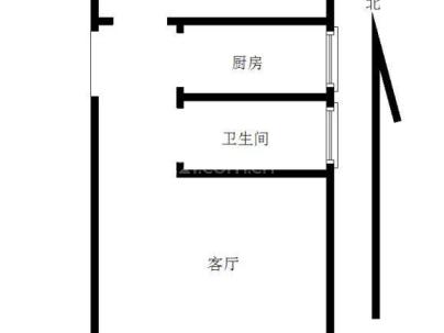 龙行小区 1室 1厅 40.6平米