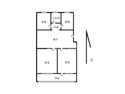 高新区东闸居委宿舍 3室 1厅 97.92平米