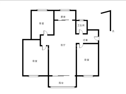 常青6号（常青新村） 3室 2厅 120平米