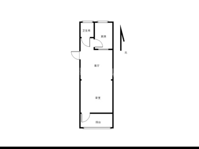 铁塔寺小区 2室 1厅 56平米