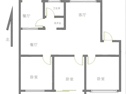 火炬家园 3室 2厅 138平米