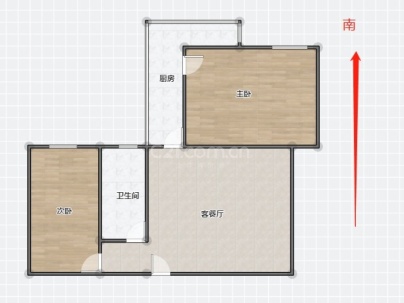 建行宿舍（太师渊26号） 2室 1厅 58平米