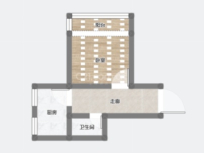 大赛巷（毛家坊18号） 1室 1厅 35平米