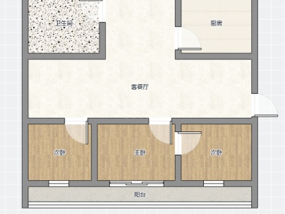 机电公司宿舍(太师渊6号) 3室 2厅 111.49平米