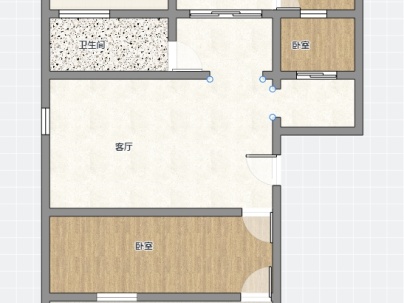 瑶草（解放路21号） 3室 2厅 77.91平米