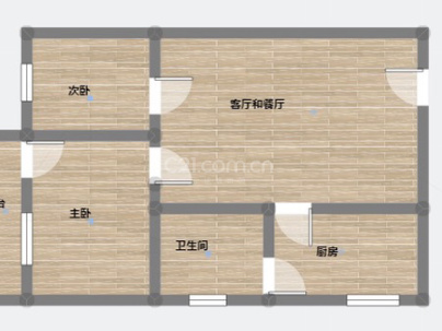 瑶草（解放路29号） 2室 1厅 62.3平米