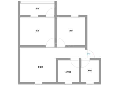 床单宿舍(玉桥社区)床单 2室 1厅 66平米
