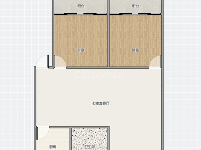 公路段宿舍（长港路89号） 2室 2厅 80平米