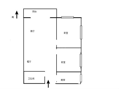正东·凯旋观邸 2室 2厅 81.54平米