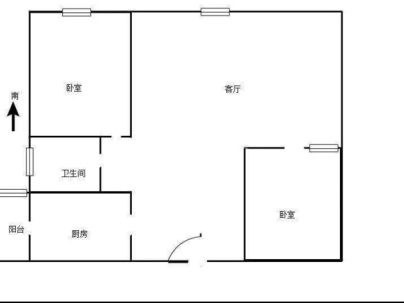 西城林语 1室 1厅 42平米